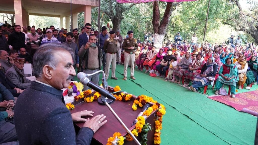 Himachal government ensuring benefits of welfare schemes up to last person in queue: Sukhu HIMACHAL HEADLINES