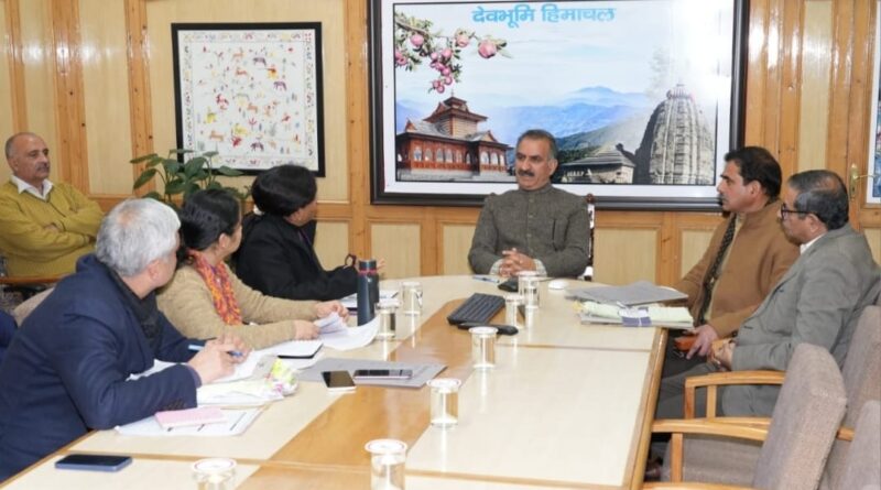 56 Hospitals to be digitized under HIMS in the first phase: Sukhu HIMACHAL HEADLINES