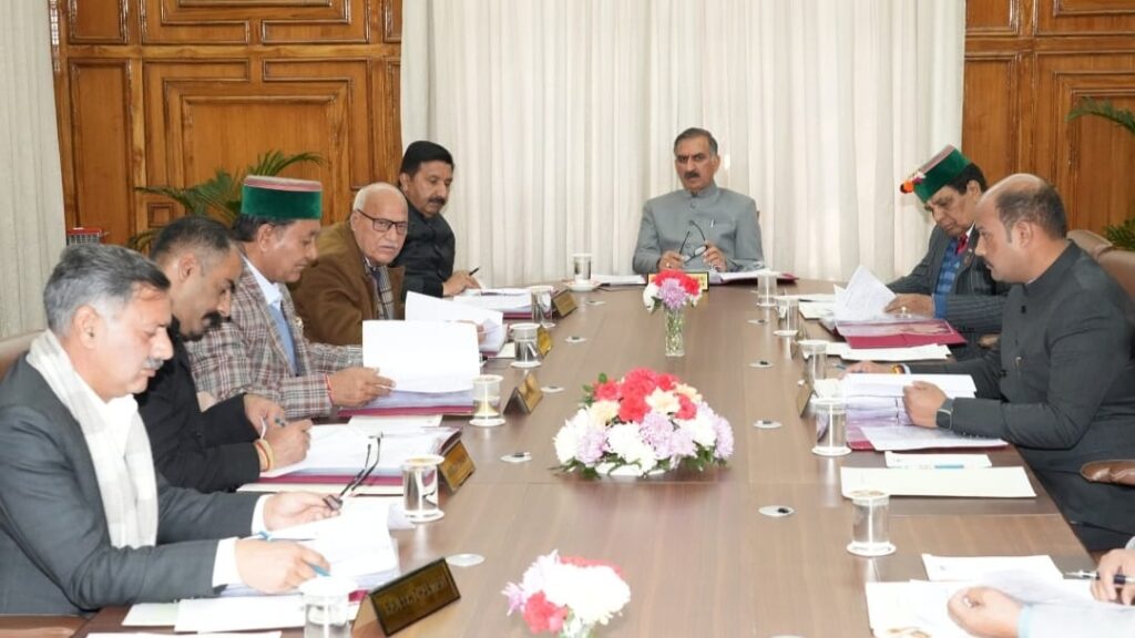 Himachal Cabinet Decisions Himachal Cabinet Decisions HIMACHAL HEADLINES