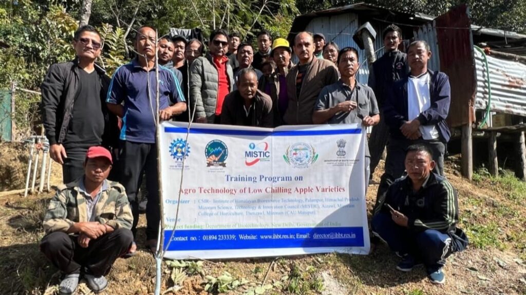 CSIR-IHBT Palampur team visited Mizoram to promote cultivation of mushrooms, high-value aromatic crops, and low-chilling varieties of apples CSIR-IHBT Palampur team visited Mizoram to promote cultivation of mushrooms, high-value aromatic crops, and low-chilling varieties of apples HIMACHAL HEADLINES