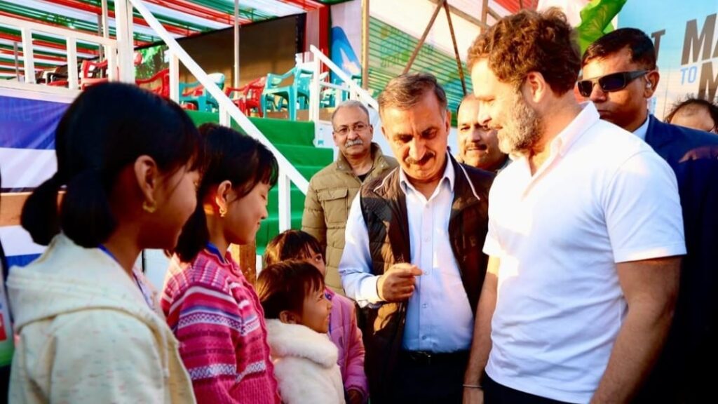 Sukhu participates in Bharat Jodo Nyay Yatra Sukhu participates in Bharat Jodo Nyay Yatra HIMACHAL HEADLINES