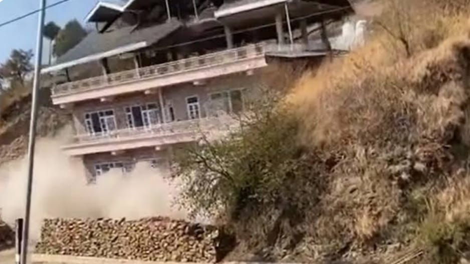 Multistorey buildings collapse near Degree College Dhami in Shimla Multistorey buildings collapse near Degree College Dhami in Shimla HIMACHAL HEADLINES