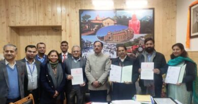 Himachal Govt Inks MoU with AIIMS Bilaspur and IIM Sirmour to Open Incubation Centres HIMACHAL HEADLINES
