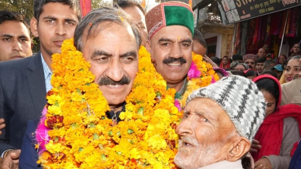 CM Sukhu holds 'Sarkar Gaon Ke Dwar' at Bijhri in Hamirpur HIMACHAL HEADLINES