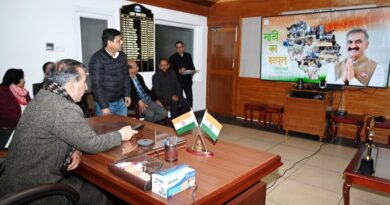 CM Sukhu releases a documentary film  on Green initiatives and a video song displaying development in Himachal HIMACHAL HEADLINES