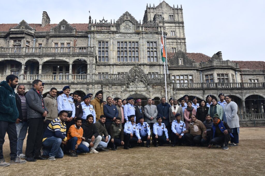 75th Republic Day celebrated at the Indian Institute of Advanced Studies Shimla HIMACHAL HEADLINES