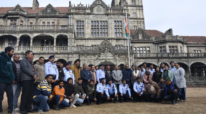 75th Republic Day celebrated at the Indian Institute of Advanced Studies Shimla HIMACHAL HEADLINES