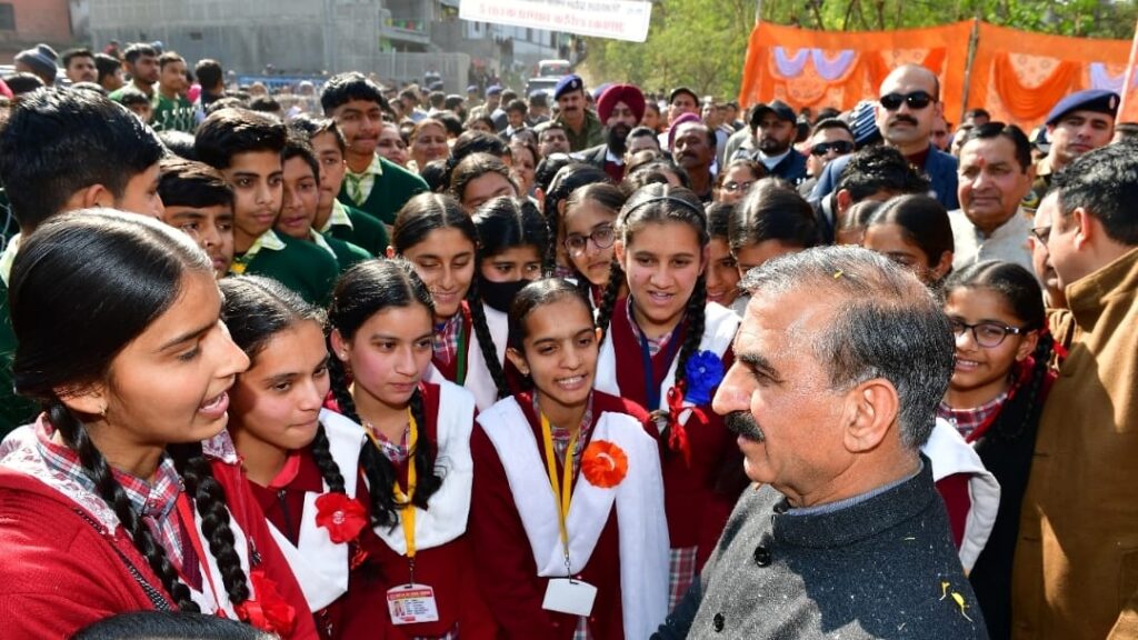Sukhu Pays surprise visit to GSSS Marwari in Gagret HIMACHAL HEADLINES