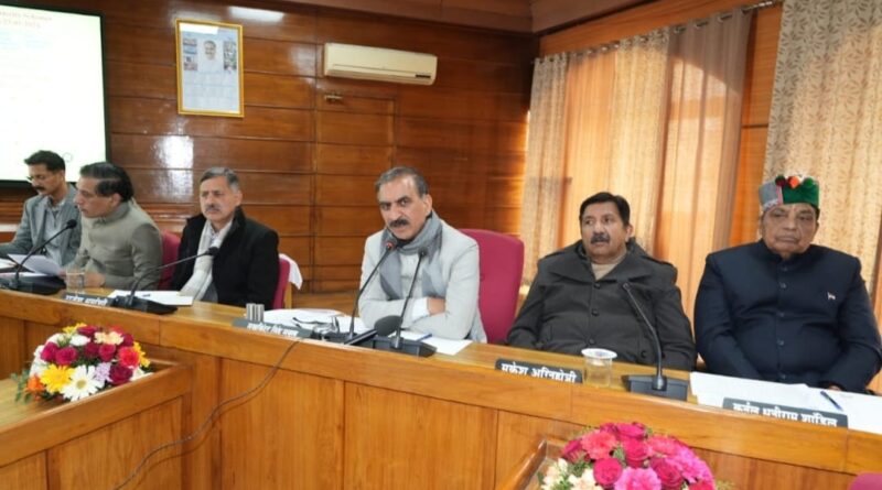 Sukhu Mulls to bring a new law to curb corruption HIMACHAL HEADLINES