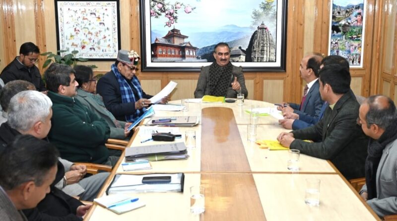 A committee constituted to address the grievances of doctors: Sukhu HIMACHAL HEADLINES