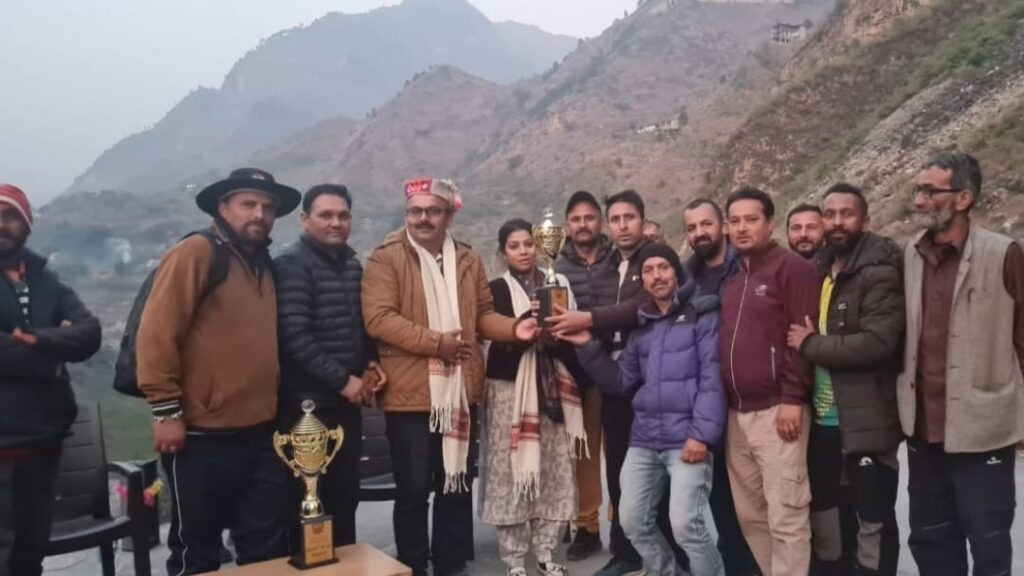 Dharogra won 40 plus cricket competition, Lalit Bhandari got the title of Man of the Series HIMACHAL HEADLINES