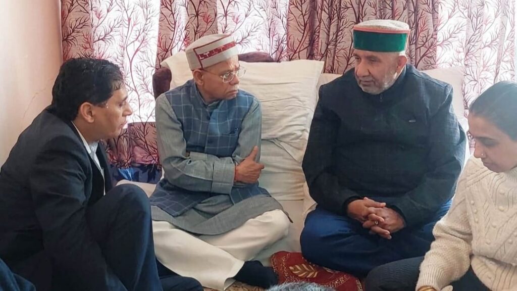 Governor Shukla mourns the demise of Prof. Simmi Agnihotri, visits Gondpur Jaichand HIMACHAL HEADLINES