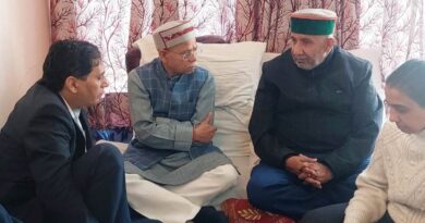 Governor Shukla mourns the demise of Prof. Simmi Agnihotri, visits Gondpur Jaichand HIMACHAL HEADLINES
