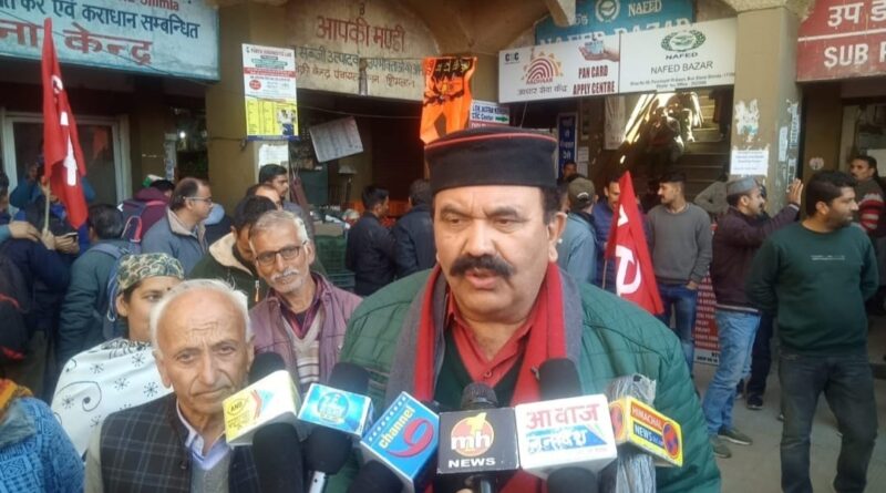 Farmers and gardeners of the state disappointed with the budget : Dr Tanwar HIMACHAL HEADLINES