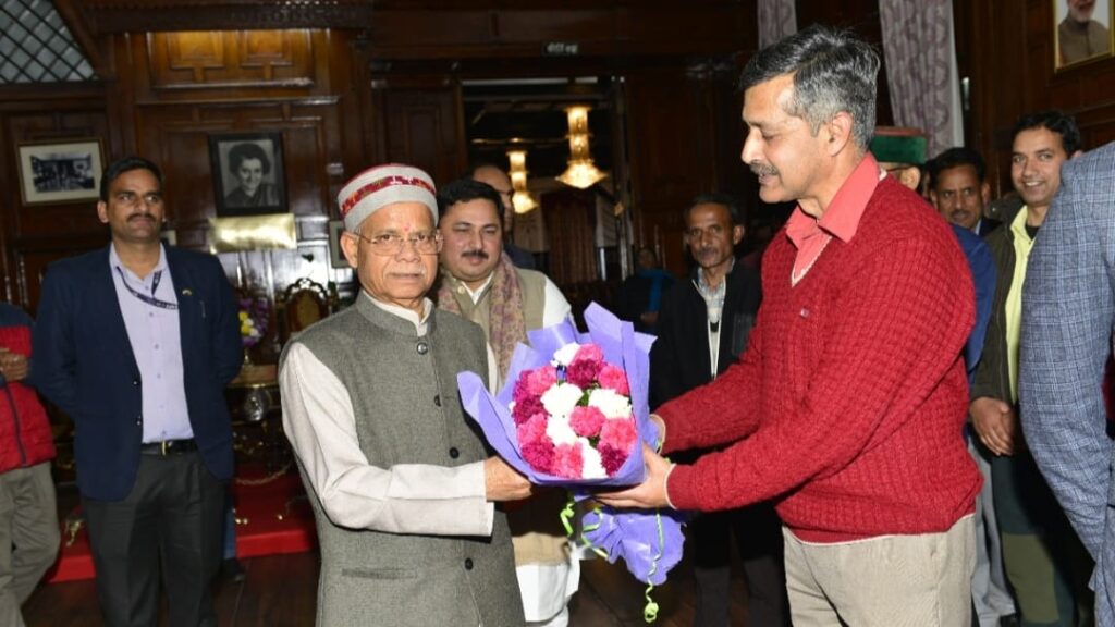 Raj Bhavan Staff Congratulate Governor on completing one year's term Raj Bhavan Staff Congratulate Governor on completing one year's term HIMACHAL HEADLINES