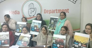 Himachal Mahila Congress has expressed anger over the rising inflation in the country HIMACHAL HEADLINES