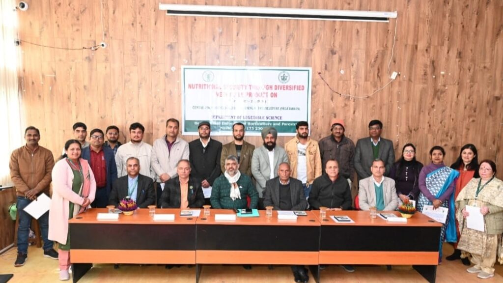 Role of vegetables in nutritional security, 21-day advanced training course on vegetables concludes  HIMACHAL HEADLINES
