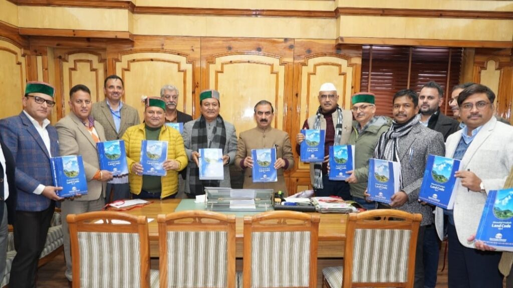CM Sukhu releases new version of Himachal Pradesh Land Code HIMACHAL HEADLINES