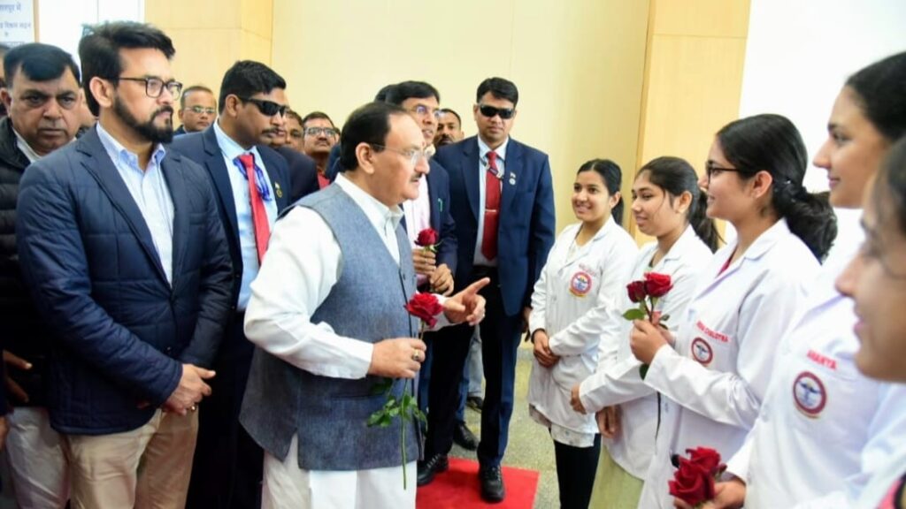 JP Nadda inaugurates several facilities at AIIMS Bilaspur HIMACHAL HEADLINES