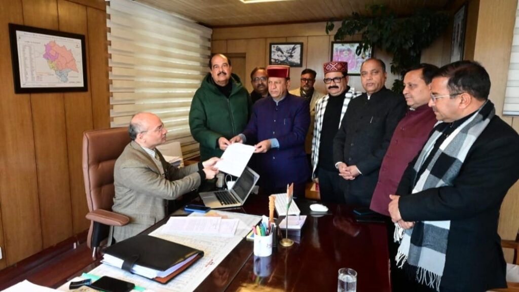 BJP accuses the Cong party of violation of MCC in the Rajya Sabha election  HIMACHAL HEADLINES