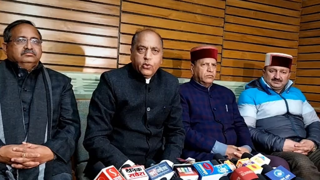 Congress govt tapping phone of MLAs for Rajya Sabha MP elections: Jairam Congress govt tapping phone of MLAs for Rajya Sabha MP elections: Jairam HIMACHAL HEADLINES