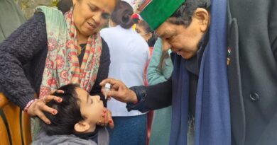 Health Minister Dr. Dhani Ram Shandil launches Polio Vaccination Drive HIMACHAL HEADLINES
