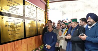 Sukhu dedicates projects worth Rs. 88.78 crore in Kasauli, degree College at Subathu announced HIMACHAL HEADLINES