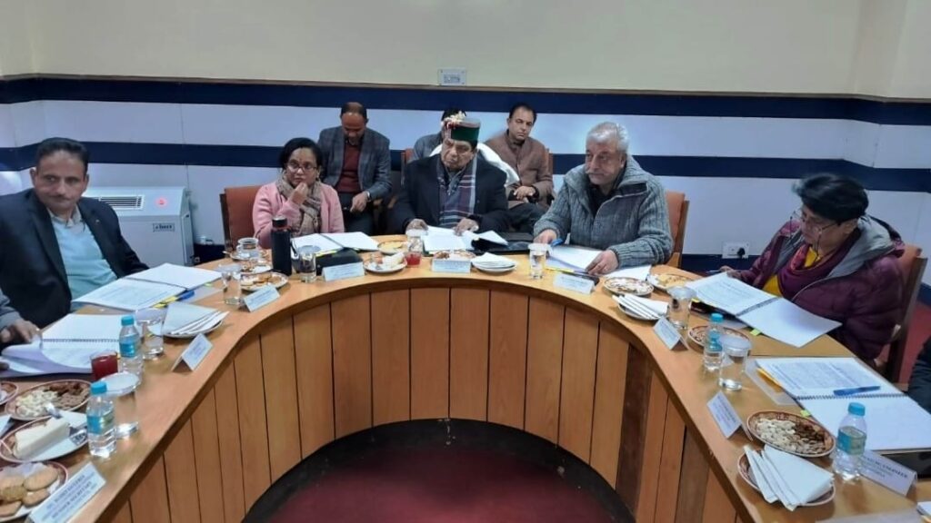 Dr. Dhani Ram Shandil presides over the RKS Governing Body meeting HIMACHAL HEADLINES