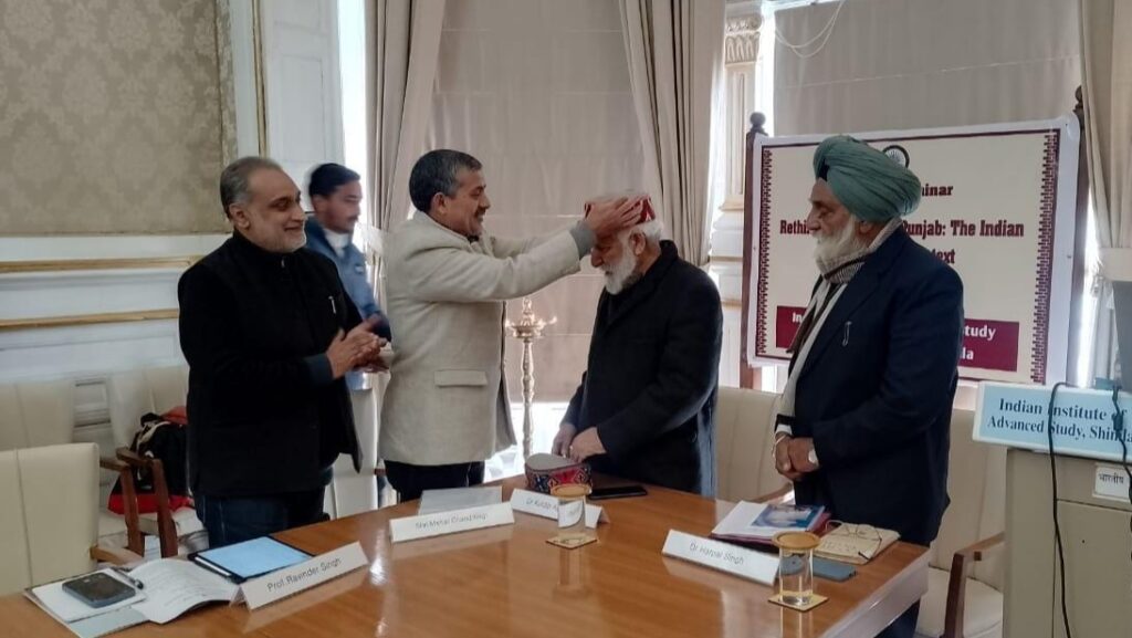 IIAS, Shimla organized Two day National Seminar on Rethinking History of Punjab : The Indian Civilizational Context HIMACHAL HEADLINES