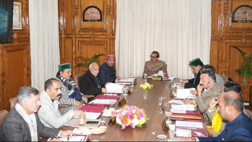Himachal Cabinet Decisions HIMACHAL HEADLINES