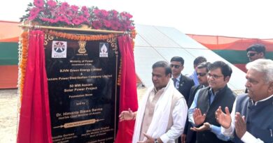 Hon’ble Chief Minister of Assam performed Bhumi Pujan of SJVN’s 50 MW Solar Project in Assam HIMACHAL HEADLINES