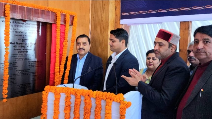 A lot of work is being done in Himachal from the railway point of view: Kashyap A lot of work is being done in Himachal from the railway point of view: Kashyap HIMACHAL HEADLINES