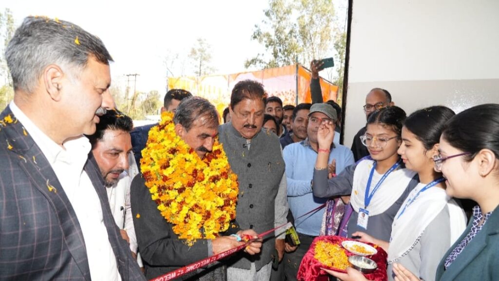 CM Sukhu dedicates 37 development projects worth Rs. 445  crore HIMACHAL HEADLINES