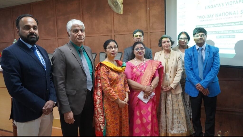 Over 120 registrations for a seminar organized by the School of Humanities and Social Sciences, Linagyas Vidyapeeth HIMACHAL HEADLINES