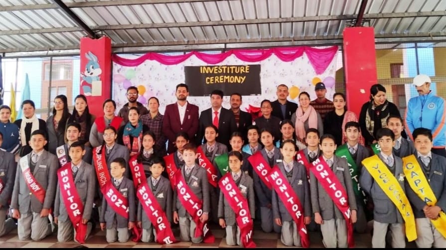 The investiture and oath-taking ceremony concluded at HD Public School, Janedghat HIMACHAL HEADLINES