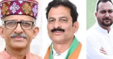 Three Independent MLAs who supported the BJP candidate in the Rajya Sabha poll tendered resignation  HIMACHAL HEADLINES