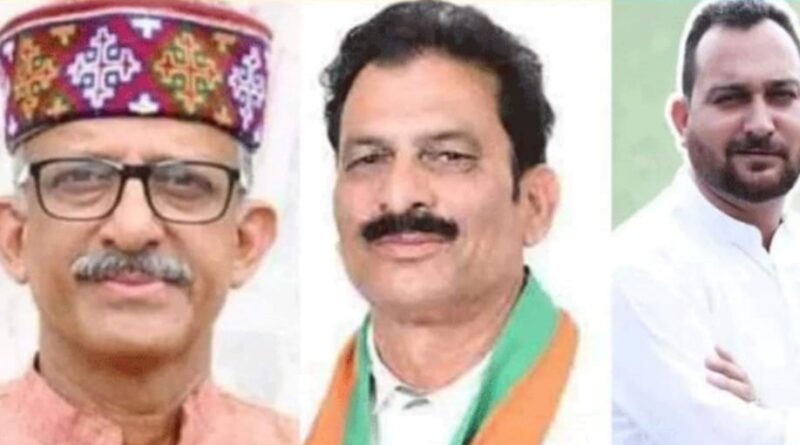Three Independent MLAs who supported the BJP candidate in the Rajya Sabha poll tendered resignation  HIMACHAL HEADLINES
