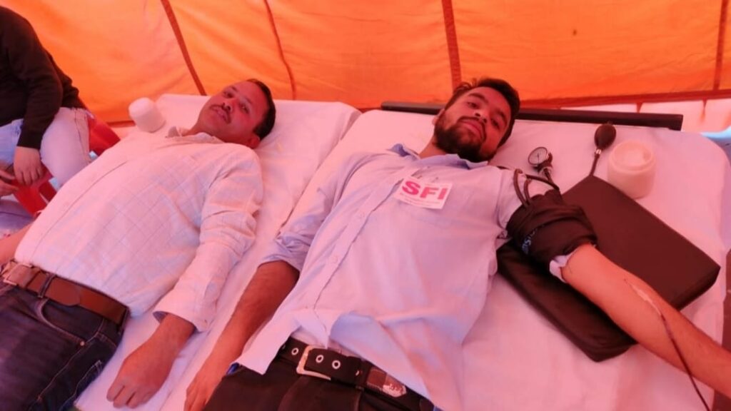 A one day blood donation camp organised A one day blood donation camp organised HIMACHAL HEADLINES