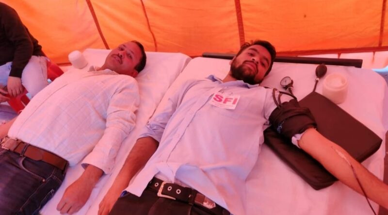 A one day blood donation camp organised A one day blood donation camp organised HIMACHAL HEADLINES