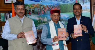 Governor Shukla releases book written by Prof Pramod Sharma HIMACHAL HEADLINES