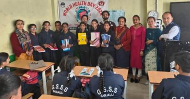 World Health Day celebrated in Sanjauli School Shimla HIMACHAL HEADLINES