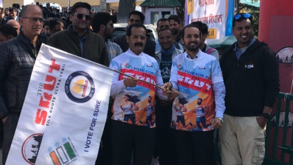 Silk Route Ultra Trail 2024 launched from Narkanda HIMACHAL HEADLINES