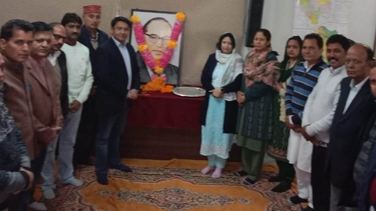 Congress leaders remembered constitution maker Ambedkar on his birthday HIMACHAL HEADLINES