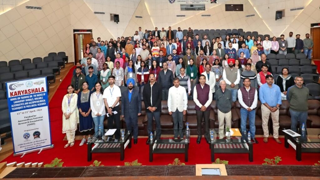CSIR IHBT Palampur organized a workshop on the basics of laboratory animals in preclinical research HIMACHAL HEADLINES