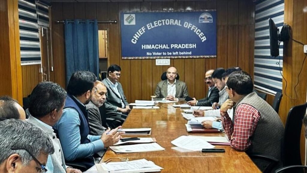 CEO briefs about Postal ballot facility for absentee voters CEO briefs about Postal ballot facility for absentee voters HIMACHAL HEADLINES