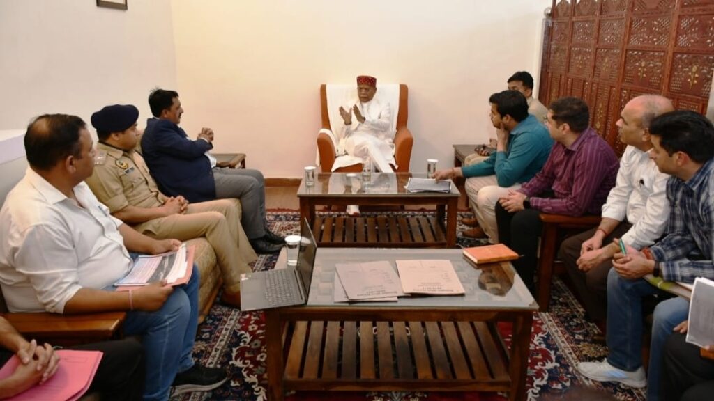 Governor Shukla stresses the need to ensure clean drinking water HIMACHAL HEADLINES