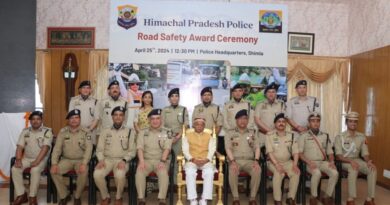Governor Shukla presented the Road Safety Awards HIMACHAL HEADLINES