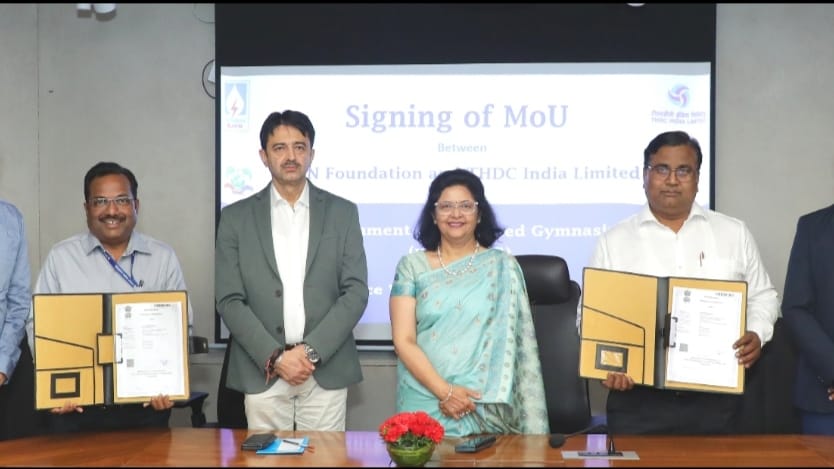 SJVN Collaborates with THDC India Limited to develop a High-Performance Water Sports Academy at Uttarakhand SJVN Collaborates with THDC India Limited to develop a High-Performance Water Sports Academy at Uttarakhand HIMACHAL HEADLINES
