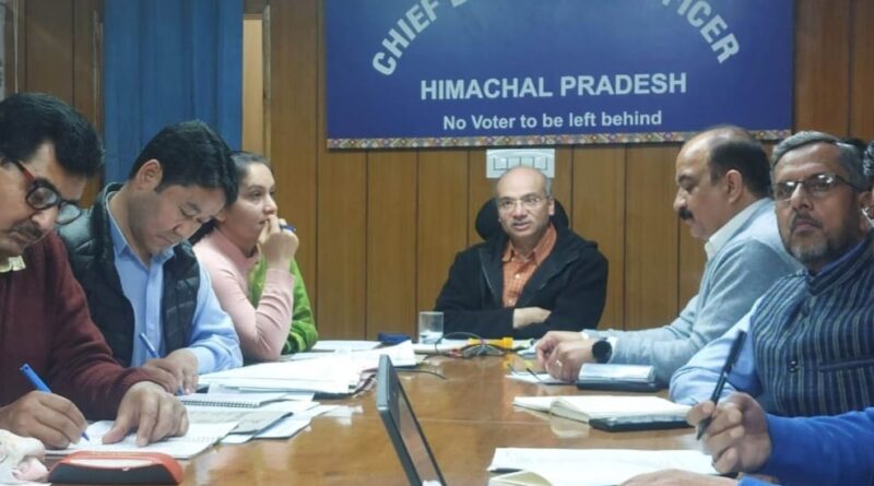 CEO directs to speed up Forms disposal process, Details about SOPs for voting through Postal Ballots HIMACHAL HEADLINES