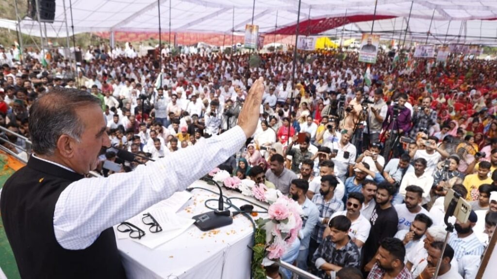 People of Devbhoomi never support dishonest people: Sukhu HIMACHAL HEADLINES